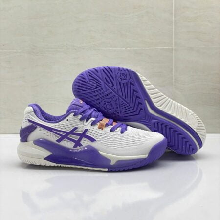 ASICS GEL RESOLUTION 9 - WHITE AMETHUST