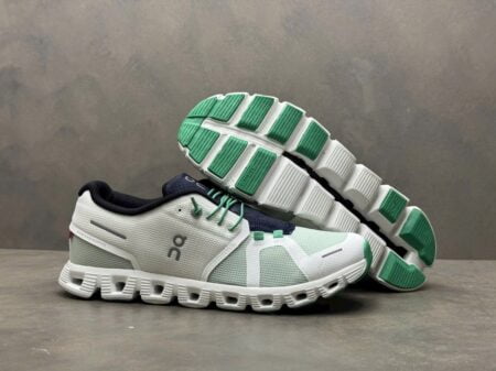 On Running Cloud 5 Push - White Creek Green Dark Blue (MEN)